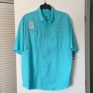 NWT Reel Legends Men's Saltwater SS Button Up Shirt